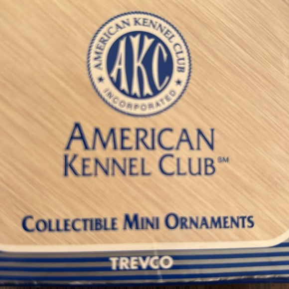 AKC 4 collectible Mini Ornaments, missing one in the box - Picture 5 of 5